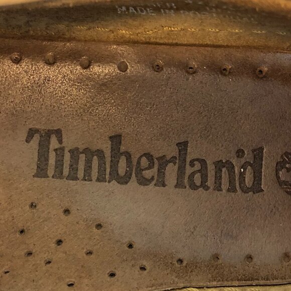 Timberland Tan Leather Boat Shoes Size 9M - Picture 9 of 9
